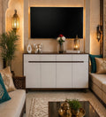 طاولة كونسول وبوفيه مودرن فاخر لغرف المعيشة - Sweet Glam Console
